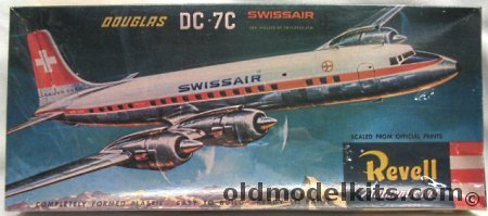 Revell 1/122 Douglas DC-7C Swissair, H267 plastic model kit
